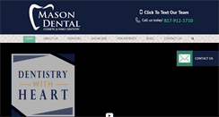 Desktop Screenshot of drmasondental.com